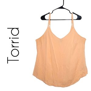 Torrid challis cami spaghetti strap v neck top plus size 2 18/20 2X